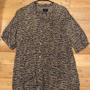 Obey Camo button down shirt